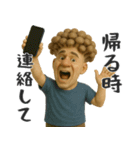 【家族連絡】きのこのオジサン（個別スタンプ：30）