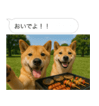自撮りする柴犬の日常（個別スタンプ：28）