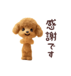 ▶︎踊る！トイプードル（個別スタンプ：5）
