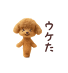 ▶︎踊る！トイプードル（個別スタンプ：18）