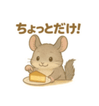 純喫茶を嗜むチンチラのかわいいスタンプ（個別スタンプ：26）