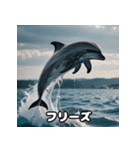 表情ゆたかイルカ（個別スタンプ：40）