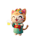 福袋猫助（個別スタンプ：8）