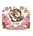 カモシカと桜のスタンプ@SFW（個別スタンプ：5）