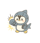 サメメカぺんぎん出撃中！（個別スタンプ：12）