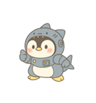 サメメカぺんぎん出撃中！（個別スタンプ：14）