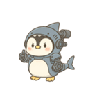 サメメカぺんぎん出撃中！（個別スタンプ：15）