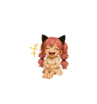 使いやすい！猫耳ツインテールの女の子♡（個別スタンプ：8）