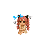 使いやすい！猫耳ツインテールの女の子♡（個別スタンプ：10）