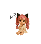 使いやすい！猫耳ツインテールの女の子♡（個別スタンプ：11）