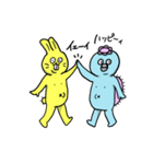 うさぎとかっぱのすたんぷ（個別スタンプ：3）