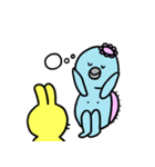 うさぎとかっぱのすたんぷ（個別スタンプ：5）