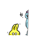 うさぎとかっぱのすたんぷ（個別スタンプ：13）