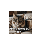 やさしい猫スタンプ（個別スタンプ：7）
