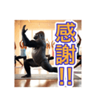 【ヨガが大好きな】〜ゴリラさん〜（個別スタンプ：8）