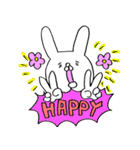 うさぎファイヤー（個別スタンプ：33）