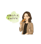 30代お姉さんスタンプ（個別スタンプ：3）