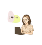 30代お姉さんスタンプ（個別スタンプ：15）