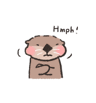 ラッコのミーバオとママの日常 (英語)（個別スタンプ：7）