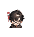 メガネ男子の美学（個別スタンプ：30）