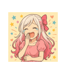 可愛らしい美女のきもち（個別スタンプ：14）