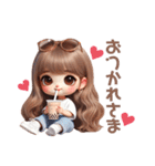 毎日使えるゆるギャルの日常♡（個別スタンプ：4）