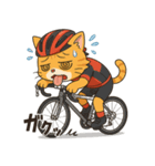 ロードバイクねこ（個別スタンプ：6）