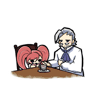 ラブラバ＆ジェントル♡まんまるスタンプ（個別スタンプ：7）
