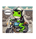 カエルライダーアドベンチャー 1（個別スタンプ：21）