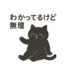 きょうはムリなねこ（個別スタンプ：16）