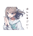 ハッピーなお祝い女子（個別スタンプ：20）