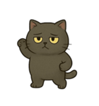 黒猫むぅ 2（個別スタンプ：7）