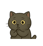 黒猫むぅ 2（個別スタンプ：10）