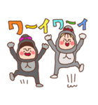 ココ＆ナッツ40 動物になちゃった（個別スタンプ：10）