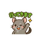 チンチラとデグーの仲良しLINEスタンプ（個別スタンプ：8）