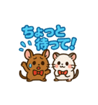 チンチラとデグーの仲良しLINEスタンプ（個別スタンプ：21）