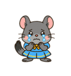 チンチラとデグーの仲良しLINEスタンプ（個別スタンプ：27）