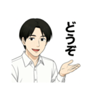ワイシャツが似合うセラピスト（個別スタンプ：8）