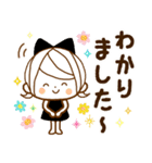 気くばり♡ゆるふわガール【思いやり敬語】（個別スタンプ：7）