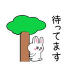 ミニうさ9(修正版)（個別スタンプ：35）