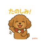 ポムのキュートなスタンプ（個別スタンプ：12）