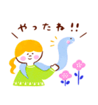 2025年♡そらいろのへび（個別スタンプ：18）