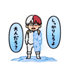 僕のヒーローアカデミア【nakata bench】02（個別スタンプ：35）