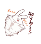 やけくそむさぎさん（個別スタンプ：8）