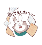 やけくそむさぎさん（個別スタンプ：32）
