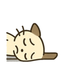 うつネコ ネガティブ感情 一人にして（個別スタンプ：37）