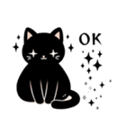 黒猫のクロてぃおスタンプ03 ナチュラル❉°（個別スタンプ：34）