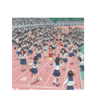大量！女子高生の大侵略（個別スタンプ：6）