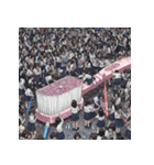 大量！女子高生の大侵略（個別スタンプ：16）