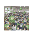 大量！女子高生の大侵略（個別スタンプ：21）